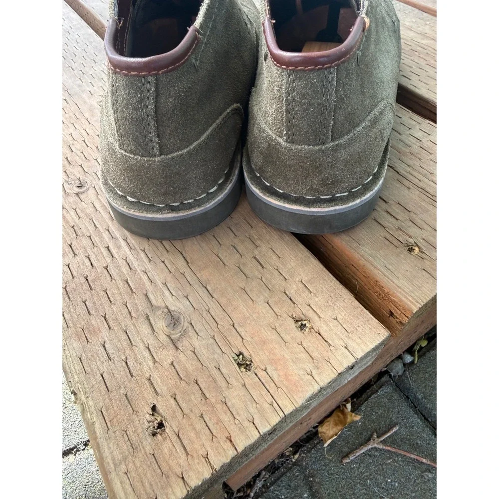Kenneth Cole Reaction Chukka Boots Mens 9M Olive Green Suede Desert Sun